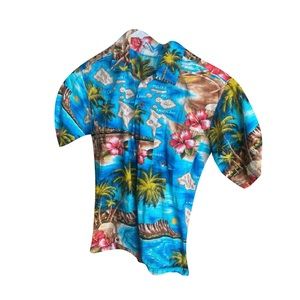 Hawaiian button up top